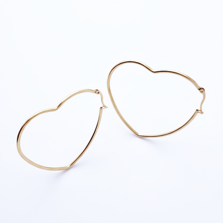 HEART Earring/ Hoops XL