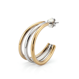 TRIPLETS L Earring / Hoops