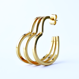 TRIPLE HEART Earrings