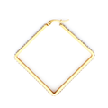 SQUARE Earring/ Hoops