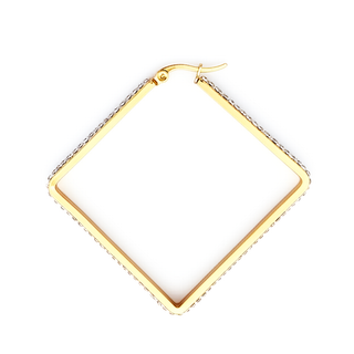 SQUARE Earring/ Hoops