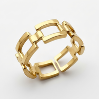 Gold Belt Ring - One Size