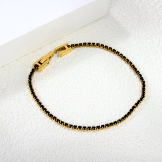 TENIS Bracelet - DARK (2MM)