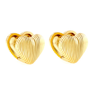 FULLHEART Earring /Huggies Doubleside
