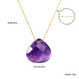 AMETHYST DROP Necklace
