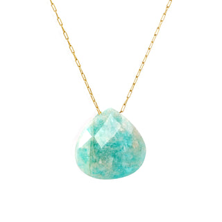 AQUAMARINE DROP Necklace