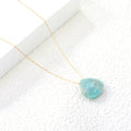 AQUAMARINE DROP Necklace
