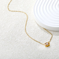 DIAMOMND BOX Necklace - HONEY