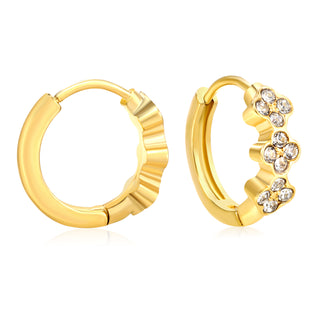 CLOVER  Earring/Mini huggies