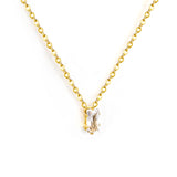 MINI GEM Necklace - WHITE