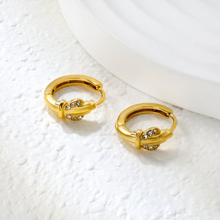 KNOT  Earring/Mini huggies