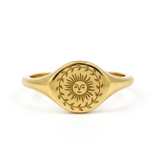 Signet Sun Ring
