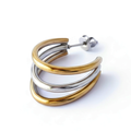 TRIPLETS L Earring / Hoops