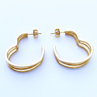 TRIPLE HEART Earrings