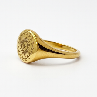 Signet Sun Ring