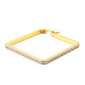 SQUARE Earring/ Hoops