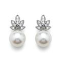 PEARL LEAF studs