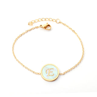 THE FIRST LETTER Bracelet  " E "