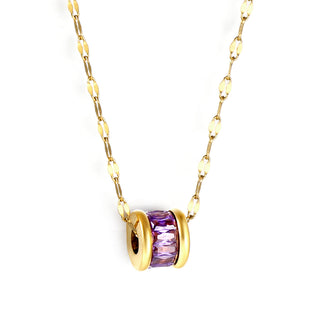 BULVARI Necklace - PURPLE