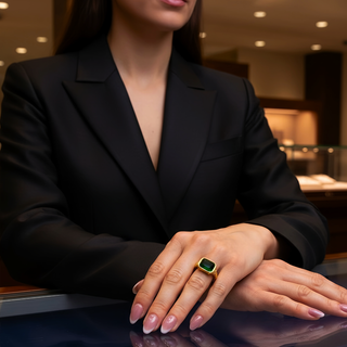 Taylor Ring Greenstone