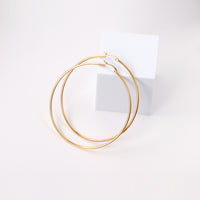 LARGE Earring / Hoop BOA Gold