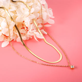 LAYERED CLASSY - Necklace