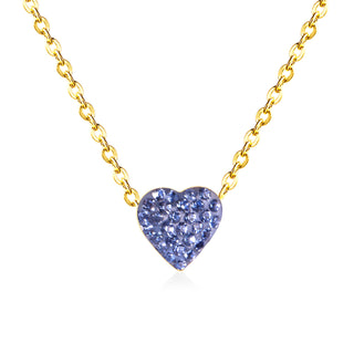 HEART SPARK Necklace  - BLUE